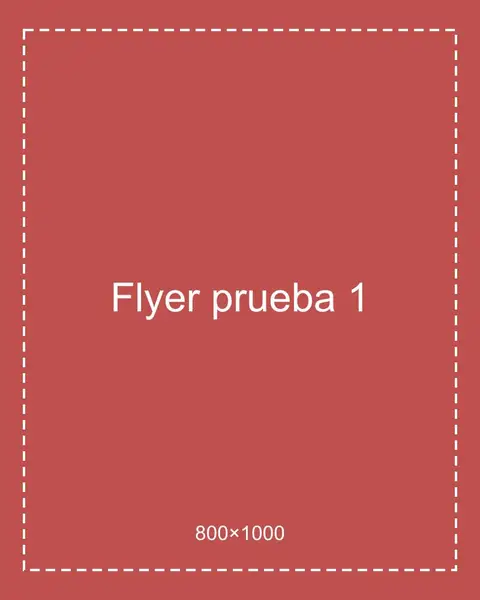 Flyer: Evento de prueba 1