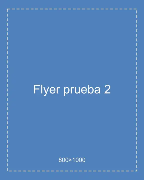 Flyer: Evento de prueba 2