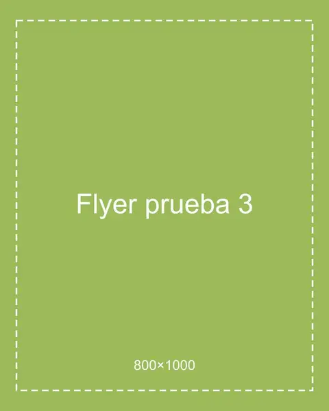 Flyer: Evento de prueba 3