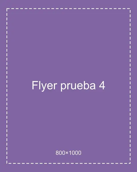 Flyer: Evento de prueba 4